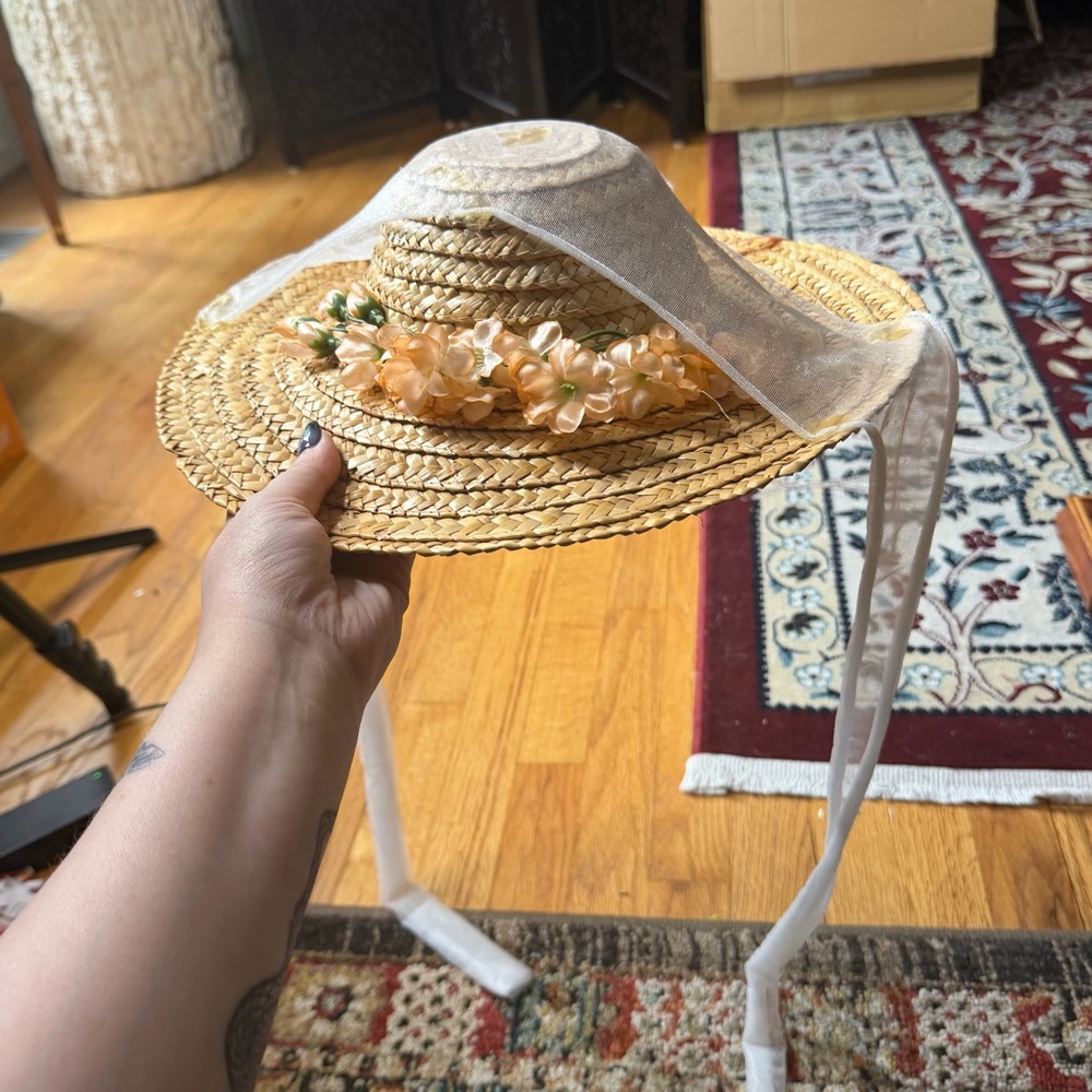 DIY cottagecore hat